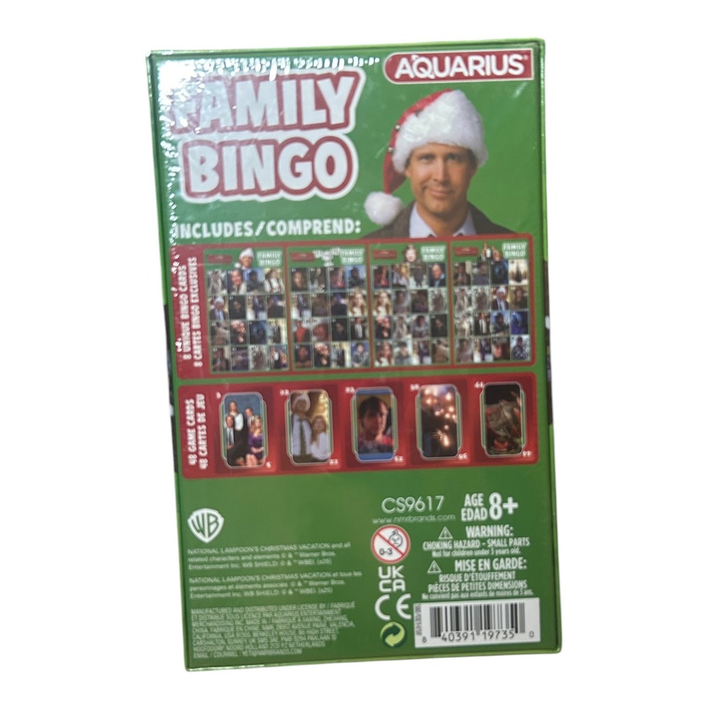 National Lampoon's Christmas Vacation Family Bingo Game Aquarius CS9617 New - Picture 2 of 2